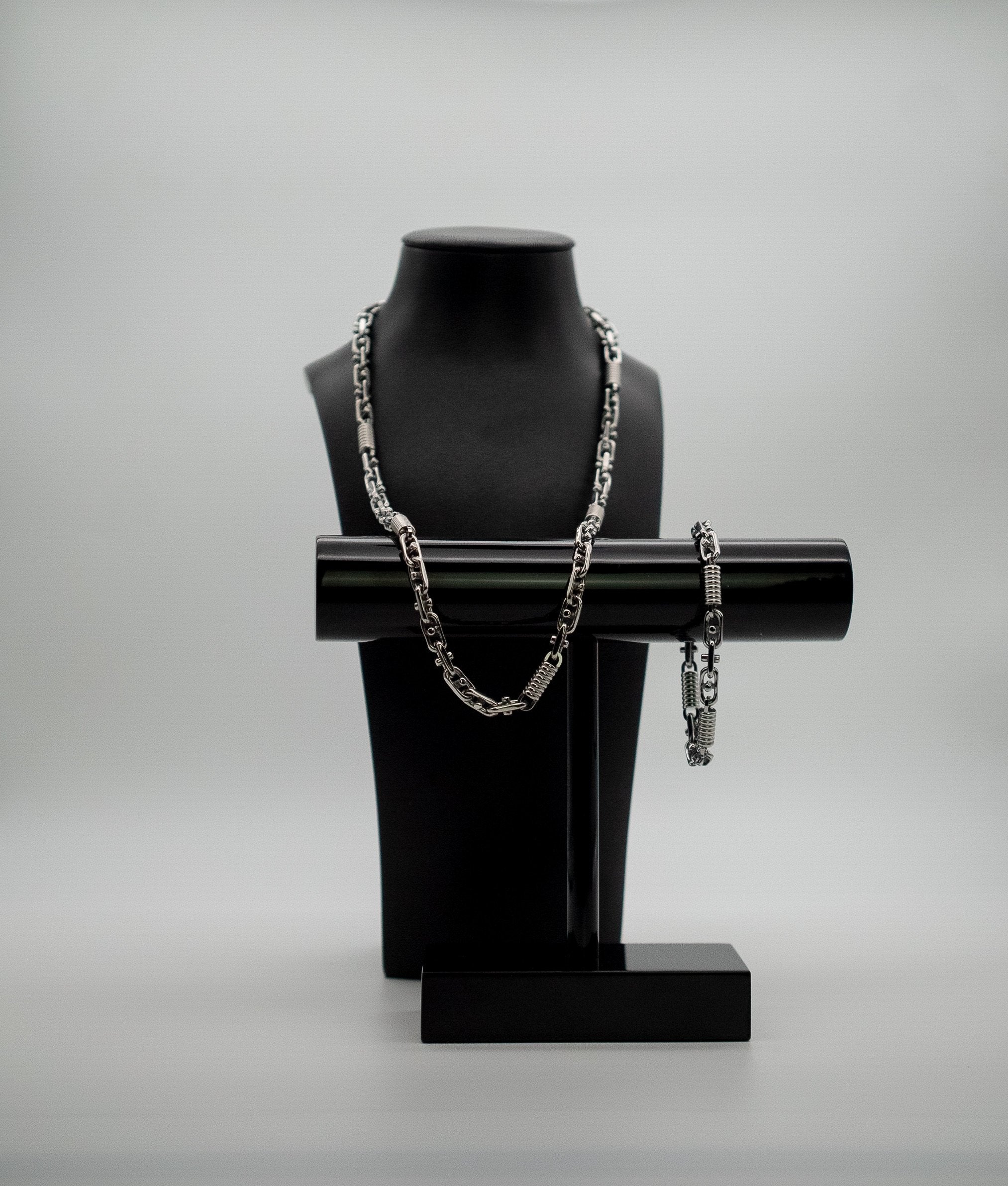 Kette Monte ☆ ☆ – Carlo Jewelry breit 60cm lang lang Edelstahl breit 7mm 21cm Armband Lilian&Thierry 7mm aus +